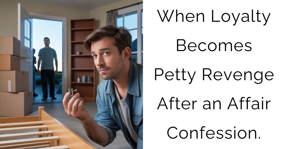 When Loyalty Becomes Petty Revenge After an Affair Confession.